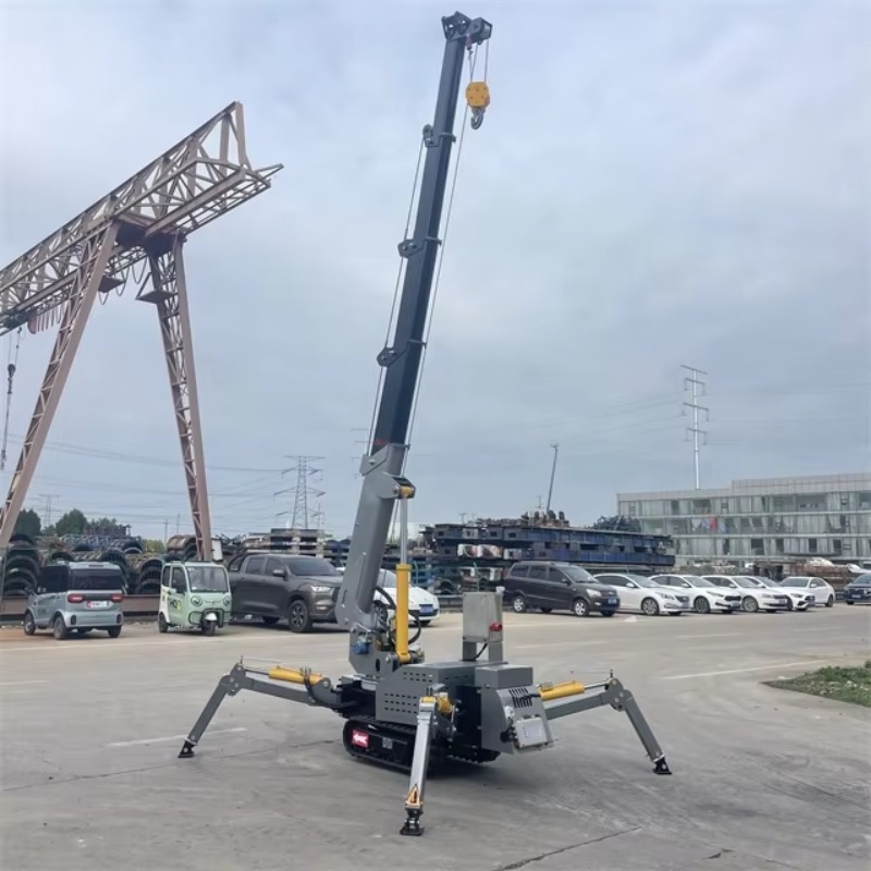 Heavy Equipment Lifting - Компактный мини-кран-паук с гидравлическим электрическим дистанционным