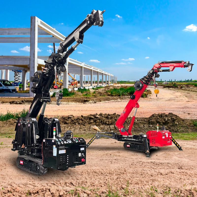 Heavy Equipment Lifting - Компактный мини-кран-паук с гидравлическим электрическим дистанционным