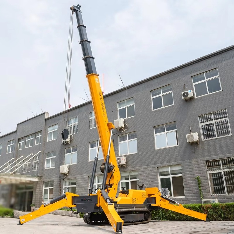 Мини-кран-паук: компактная эле – обзор и цена Heavy Equipment Lifting