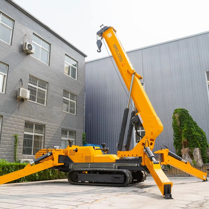 Мини-кран-паук: компактная эле – обзор и цена Heavy Equipment Lifting