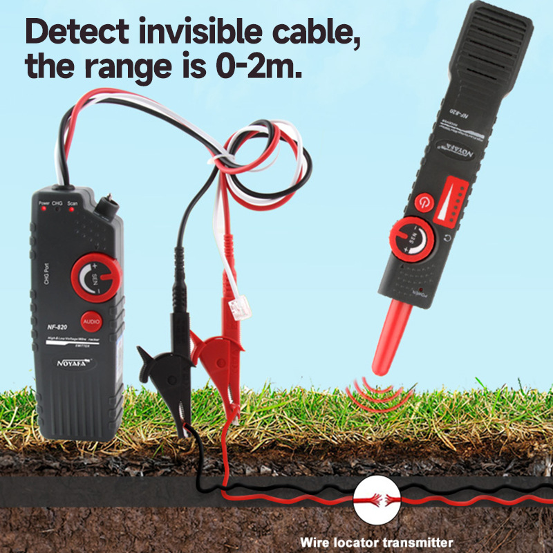 NF-820 Подземный кабельный дет – обзор и цена Underground Cable Detector