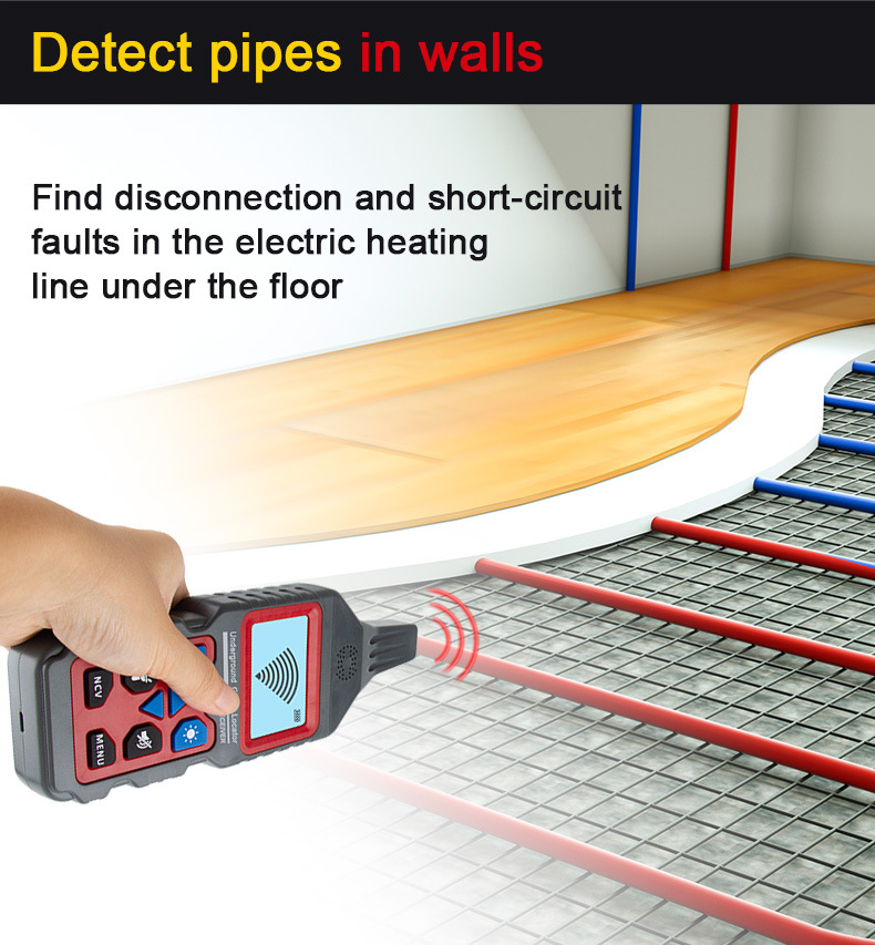 Локатор подземных кабелей NF-8 – обзор и цена Underground Cable Detector