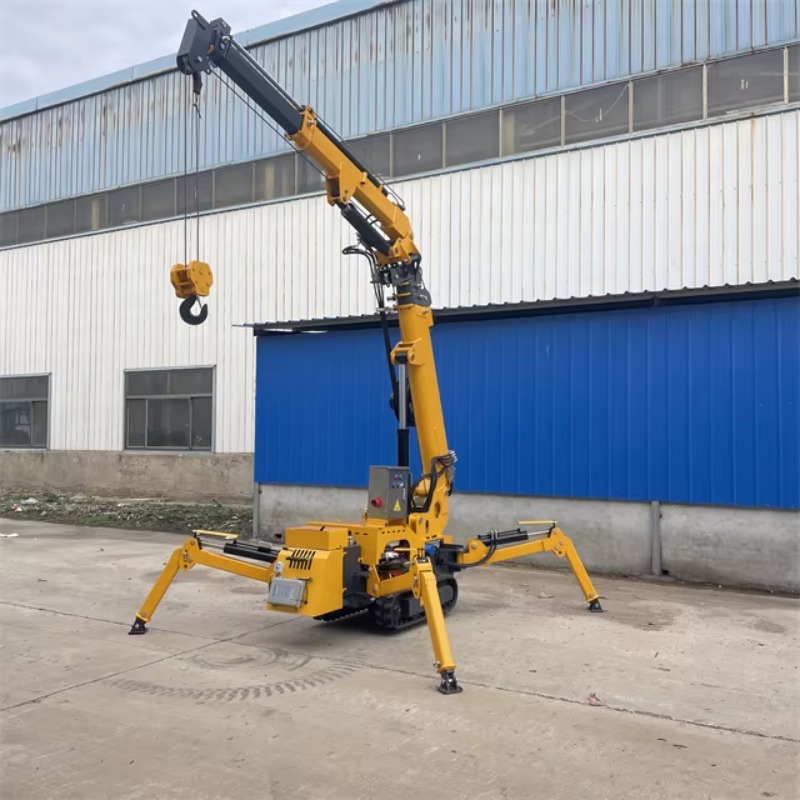 Компактный мини-кран-паук с ги – обзор и цена Heavy Equipment Lifting