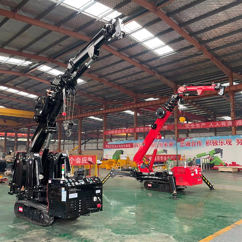Компактный мини-кран-паук с ги – обзор и цена Heavy Equipment Lifting