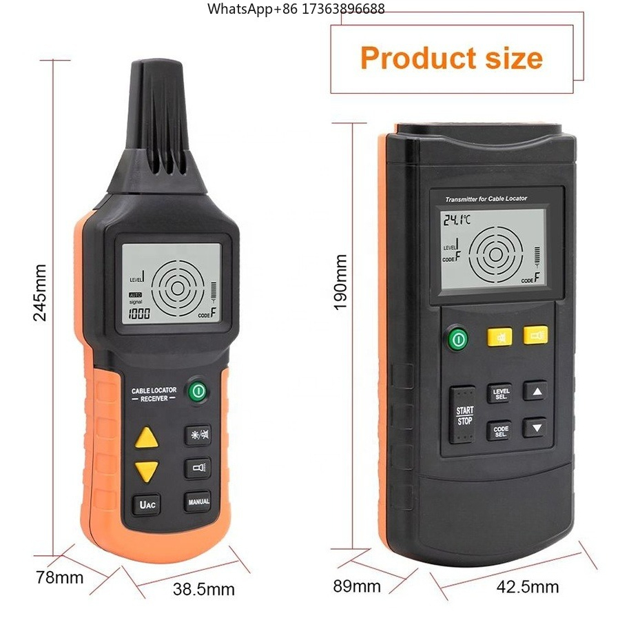 Кабельный локатор RuoShui 7501 – обзор и цена Underground Cable Detector